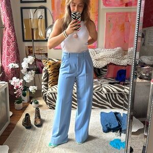 Light blue Zara tailored trousers pants